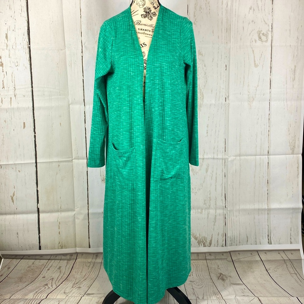 LulaRoe Sarah Cardigan Green